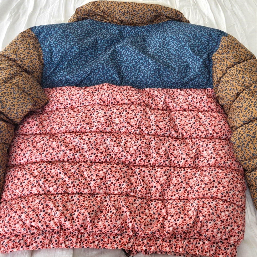 Universal Thread Multicolor Puffer Jacket - image 6